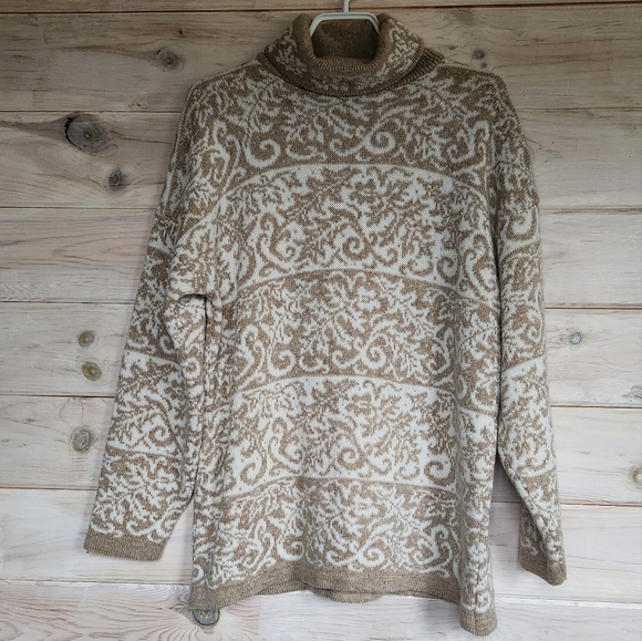 Adele Knitwear Oversized Turtleneck Sweater - Picture 1 of 5